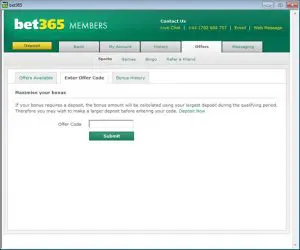 Bet365 bonus code