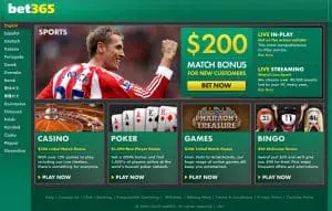 Bet365 start page